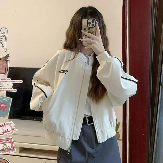 Chamarra Corta Retro Estilo Americano