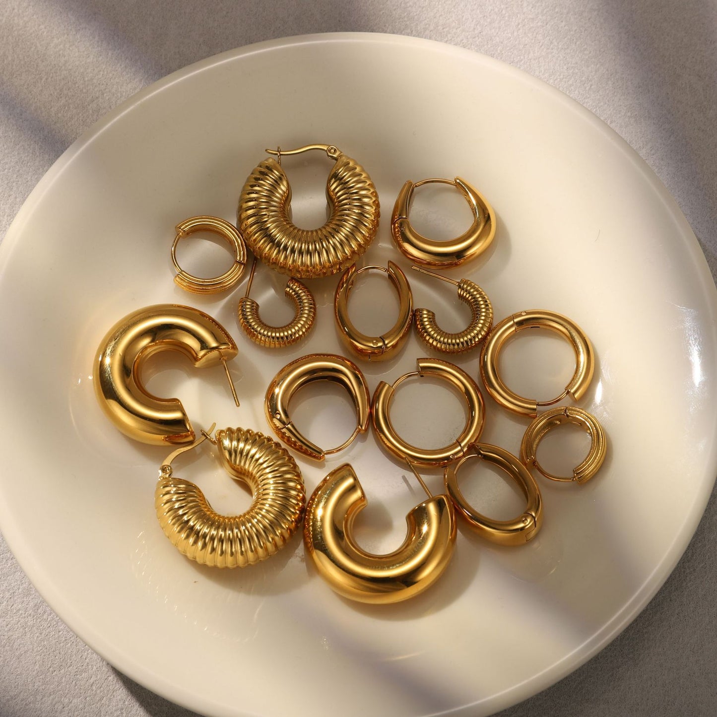 Aretes de Acero Inoxidable