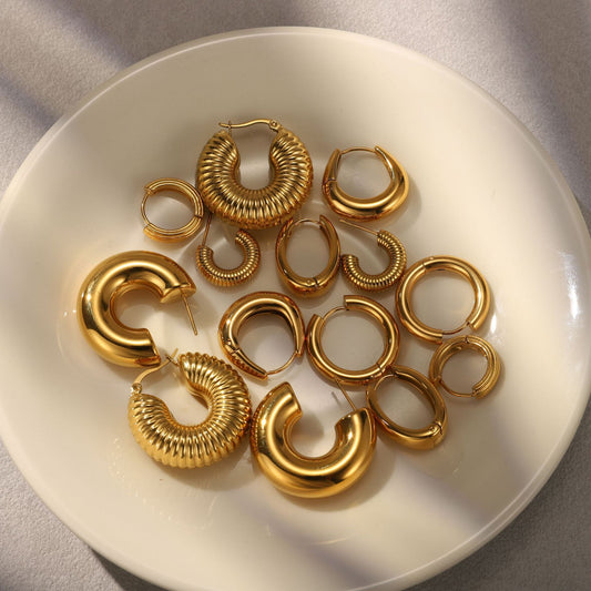 Aretes de Acero Inoxidable