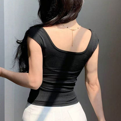 Crop Top con Lazo Ajustable