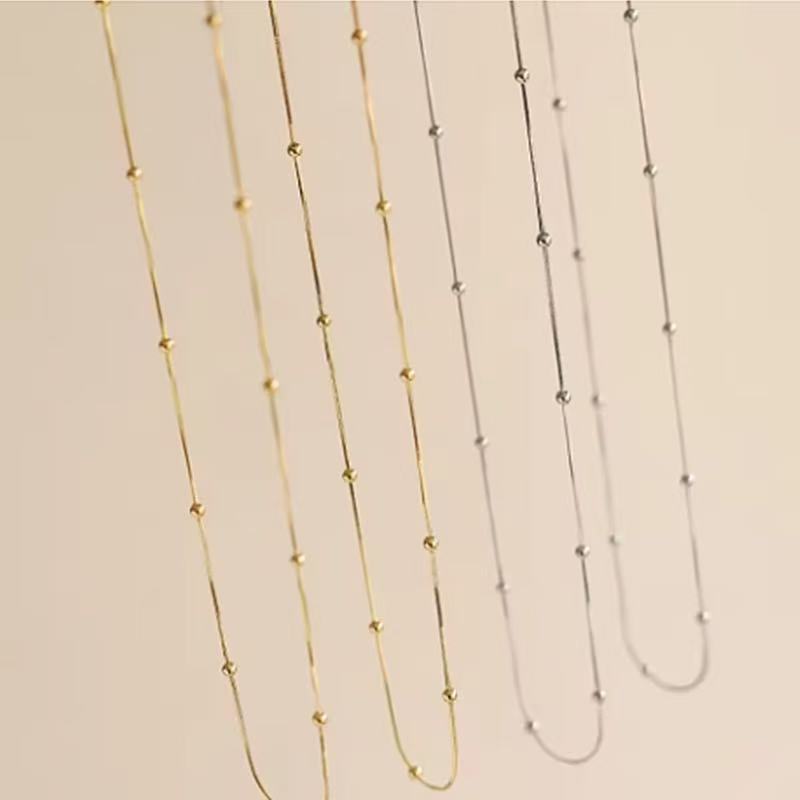 Collar con Cuentas Redondas