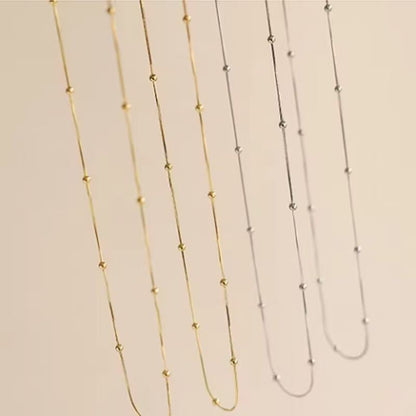 Collar con Cuentas Redondas