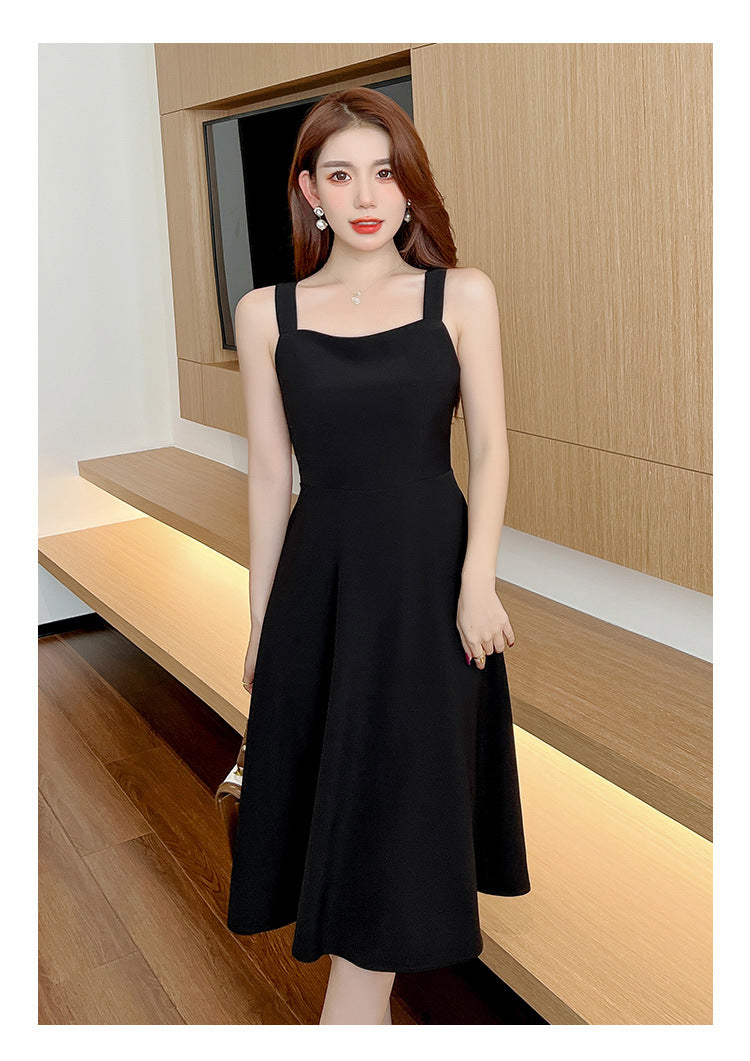 Vestido con Tirantes Estilo Vuelo