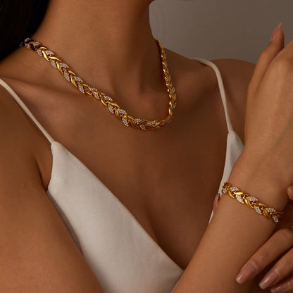 Set de Collar y Pulsera