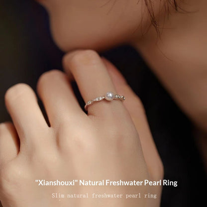 Anillo de Plata con Perlas