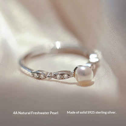 Anillo de Plata con Perlas