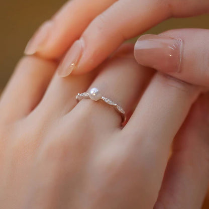 Anillo de Plata con Perlas
